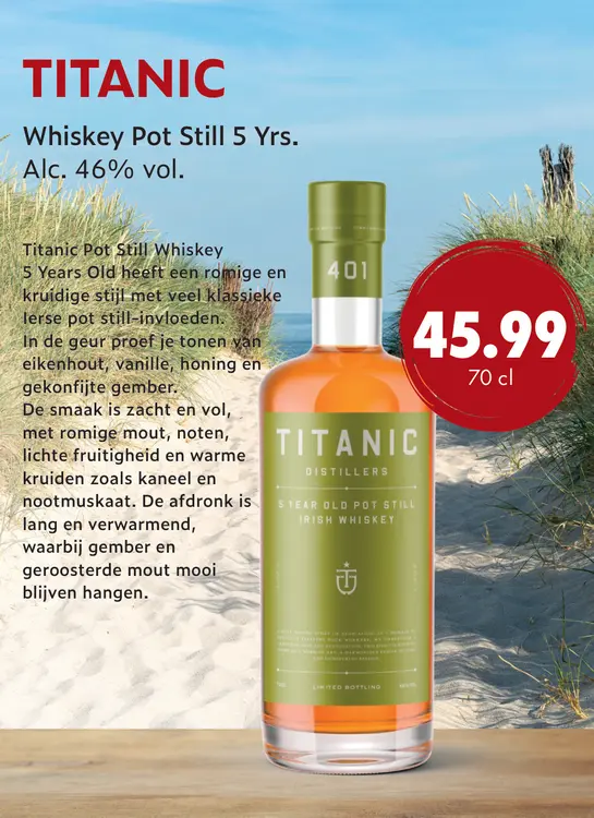 Aanbieding: Titanic Whiskey Pot still 5 Years