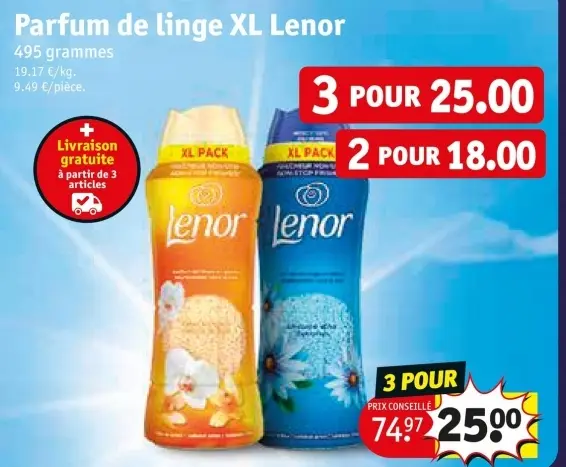 Offre: Parfum de linge XL