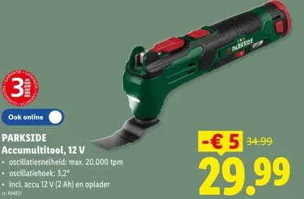 Promotie: Accumultitool, 12 V