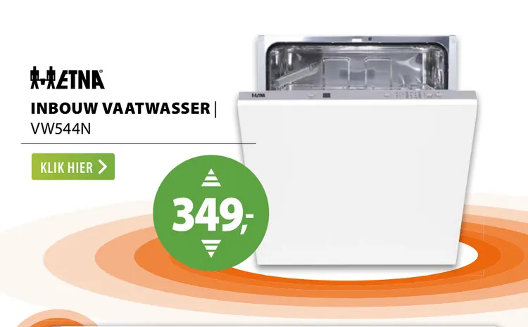 Aanbieding: Inbouw vaatwasser vw544n