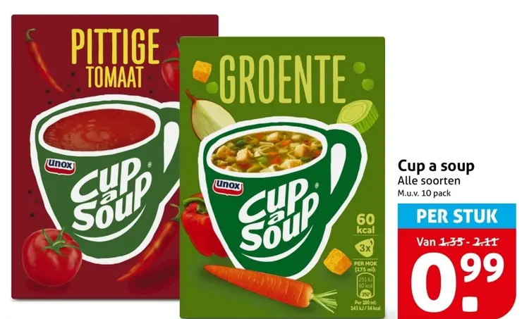 Aanbieding: Cup a soup