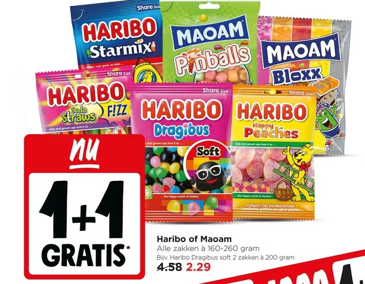 Aanbieding: Haribo of Maoam