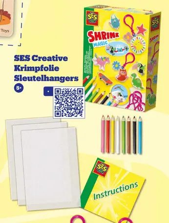 Aanbieding: Creative Krimpolie Sleutelhangers