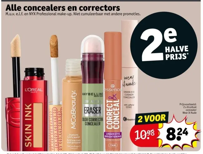 Promotie: Alle concealers en correctors