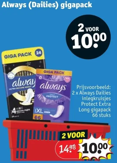 Promotie: Always (Dailies) gigapack