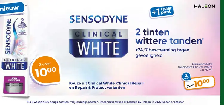 Aanbieding: Sensodyne Clinical White