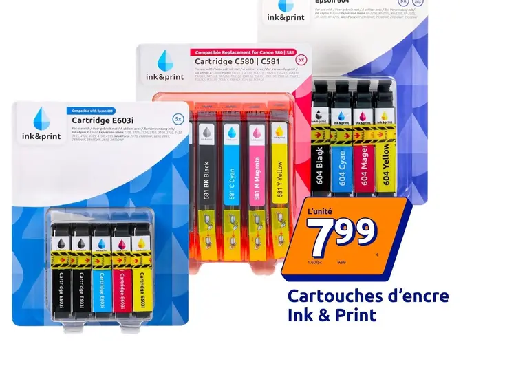 Offre: cartouches