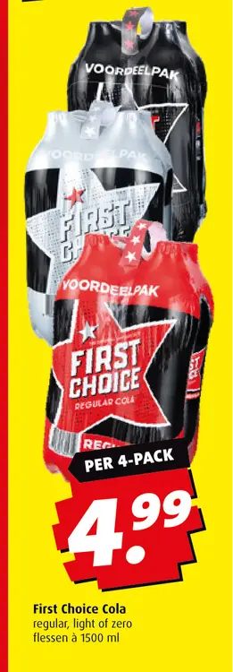 Aanbieding: First Choice Cola