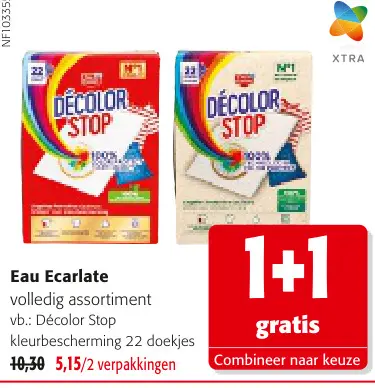 Promotie: Eau Ecarlate