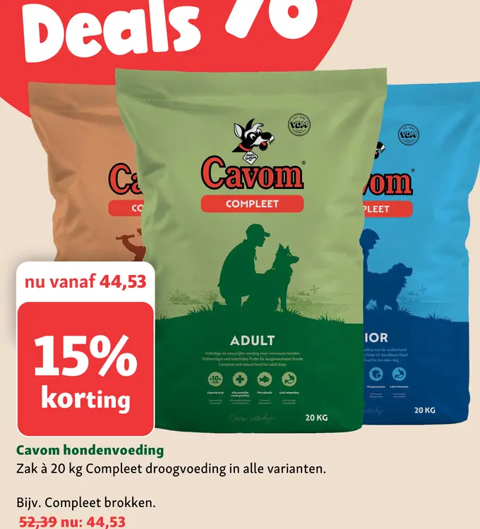 Aanbieding: Cavom hondenvoeding