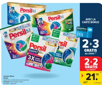 Offre: Lessive Discs Persil