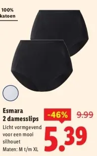 Aanbieding: 2 damesslips