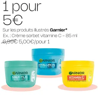 Offre: Crème sorbet vitamine C
