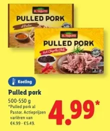 Aanbieding: Pulled pork