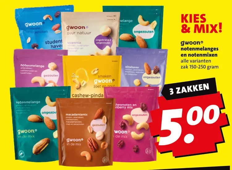 Aanbieding: Notenmelanges en notenmixen