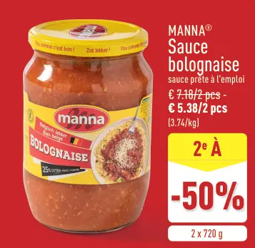 Offre: Sauce bolognaise