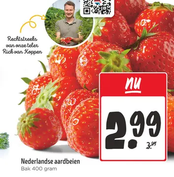 Aanbieding: Nederlandse aardbeien