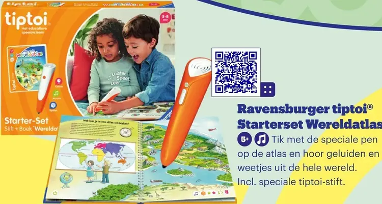 Promotie: Tiptoi Starterset Wereldatlas