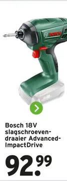 Aanbieding: Bosch 18V slagschroevendraaier Advanced ImpactDrive