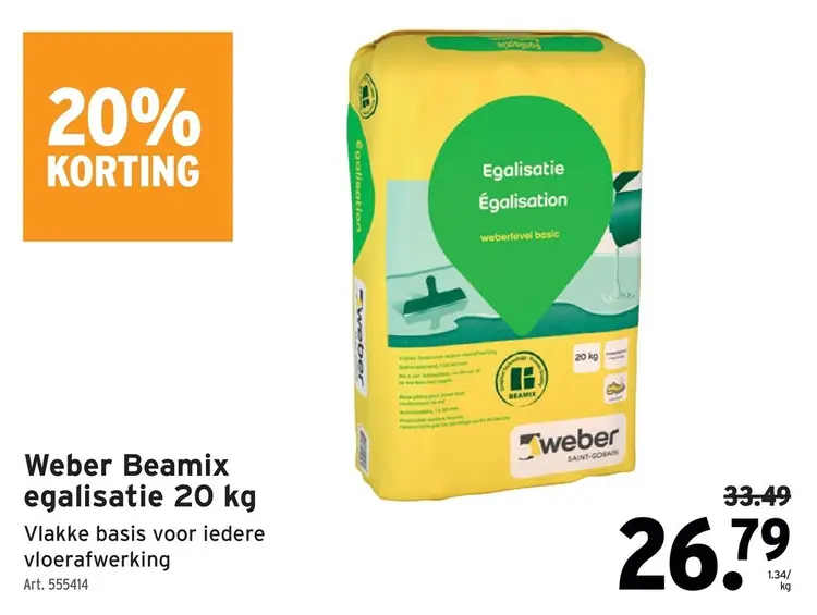 Promotie: Weber Beamix egalisatie
