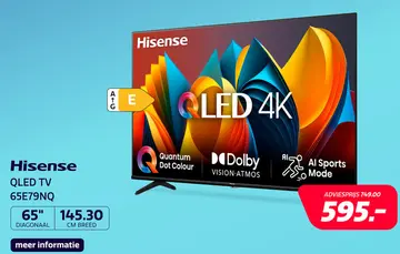 Aanbieding: Hisense 65E79NQ