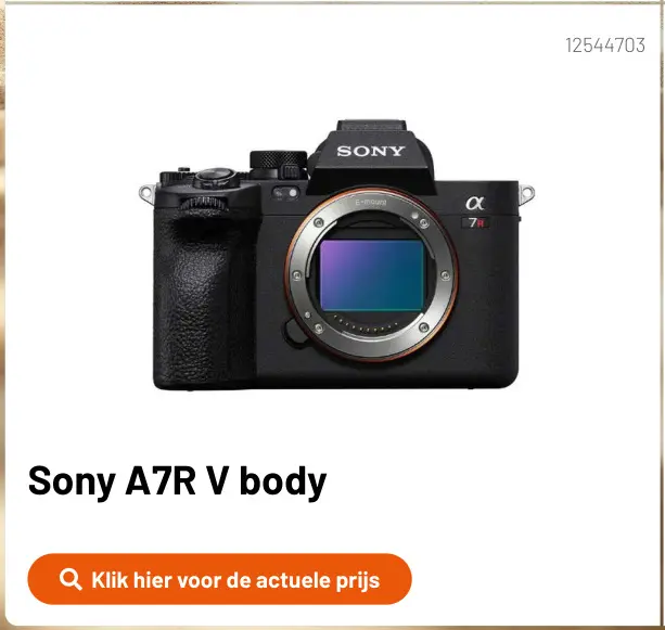Promotie: A7R V body