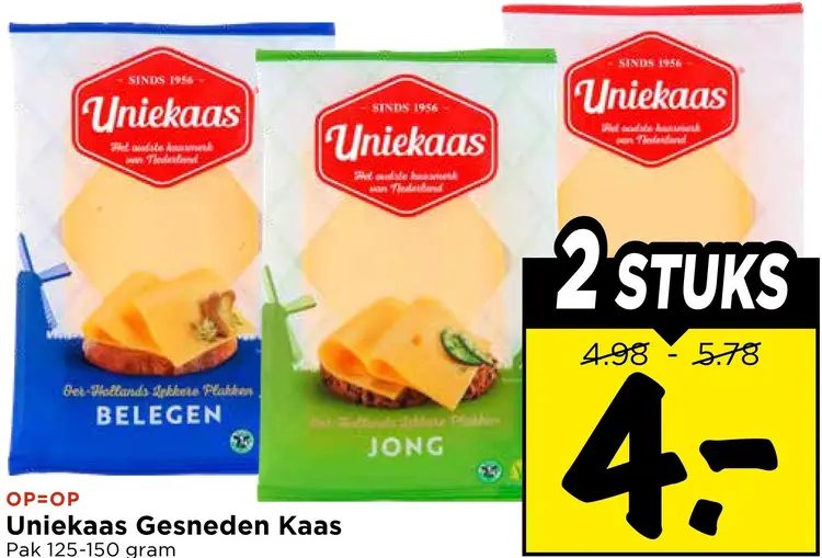 Aanbieding: Gesneden Kaas