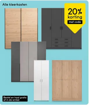 Aanbieding: Alle kleerkasten