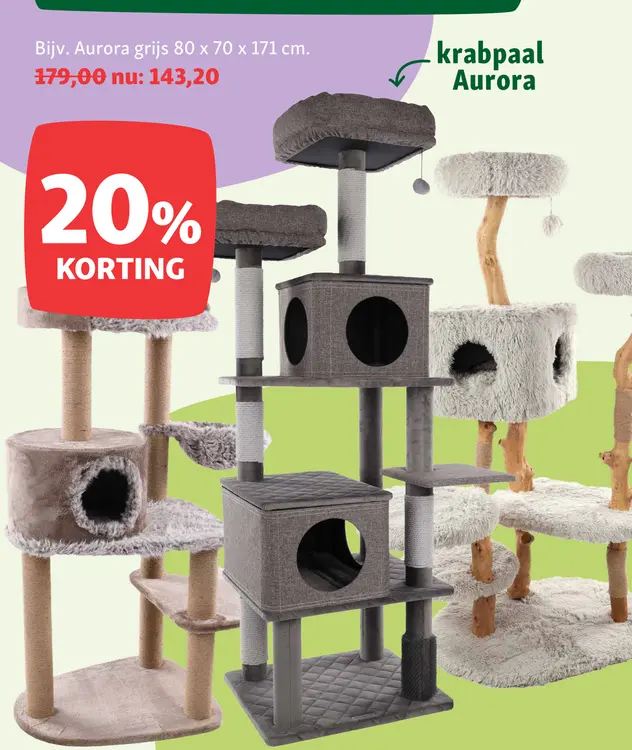 Aanbieding: krabpaal Aurora