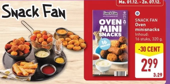 Aanbieding: Oven minisnacks