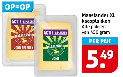 Aanbieding: Maaslander XL kaasplakken