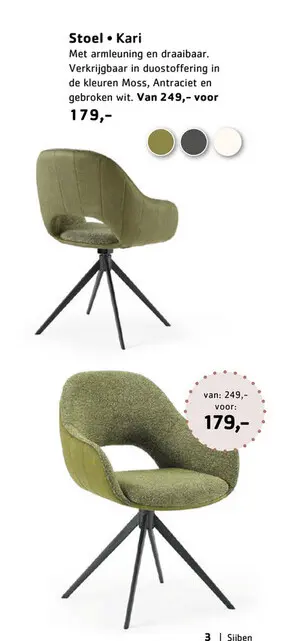 Aanbieding: Stoel Kari