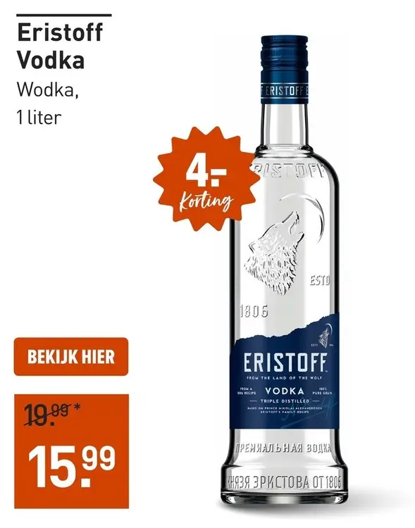 Aanbieding: Vodka