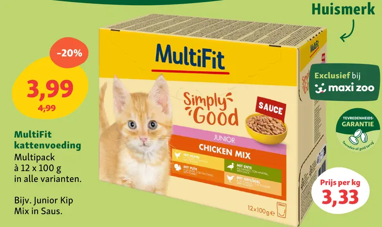 Aanbieding: kattenvoeding