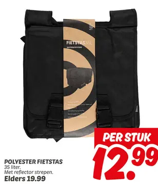 Aanbieding: Polyester fietstas