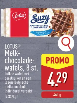 Promotie: Melk-chocoladewafels