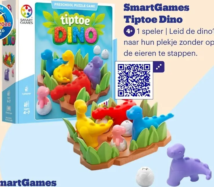 Promotie: SmartGames Tiptoe Dino