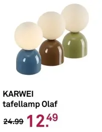 Aanbieding: KARWEI tafellamp Olaf