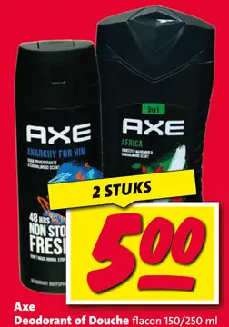 Aanbieding: Axe Deodorant of Douche flacon