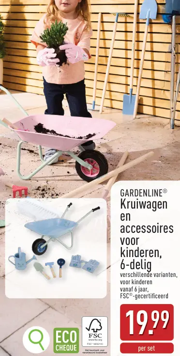 Promotie: Kruiwagen en accessoires