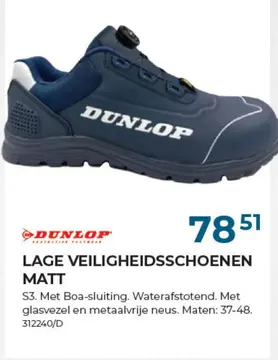 Aanbieding: LAGE VEILIGHEIDSSCHOENEN MATT
