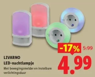 Aanbieding: LED-nachtlampje