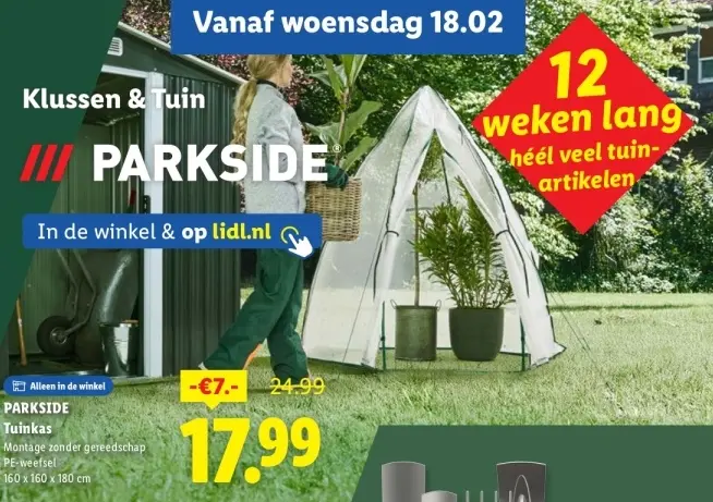 Aanbieding: Tuinkas