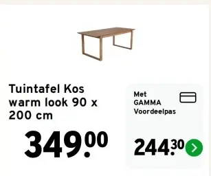 Aanbieding: Tuintafel Kos