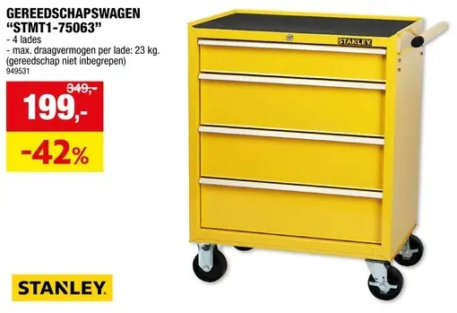 Promotie: Gereedschapswagen "STMT1-75063"