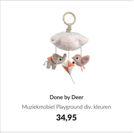 Aanbieding: Muziekmobiel Playground div. kleuren