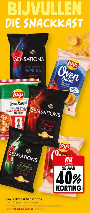 Promotie: Lay's Oven & Sensations