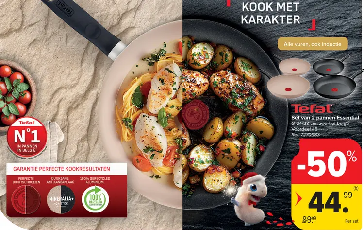 Aanbieding: Set van 2 pannen Essential