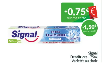 Offre: Dentifrices