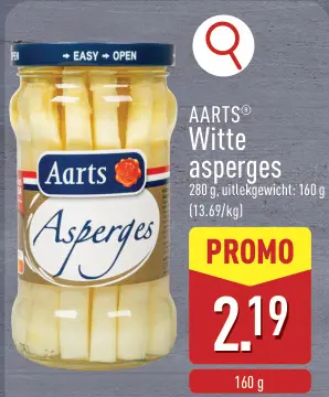 Promotie: Witte asperges